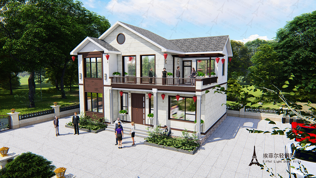 石家莊埃菲爾鋼結(jié)構(gòu)有限公司重鋼別墅設(shè)計(jì)圖